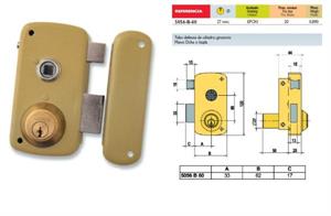 Cerradura sobreponer 5056 B/60 Derecha